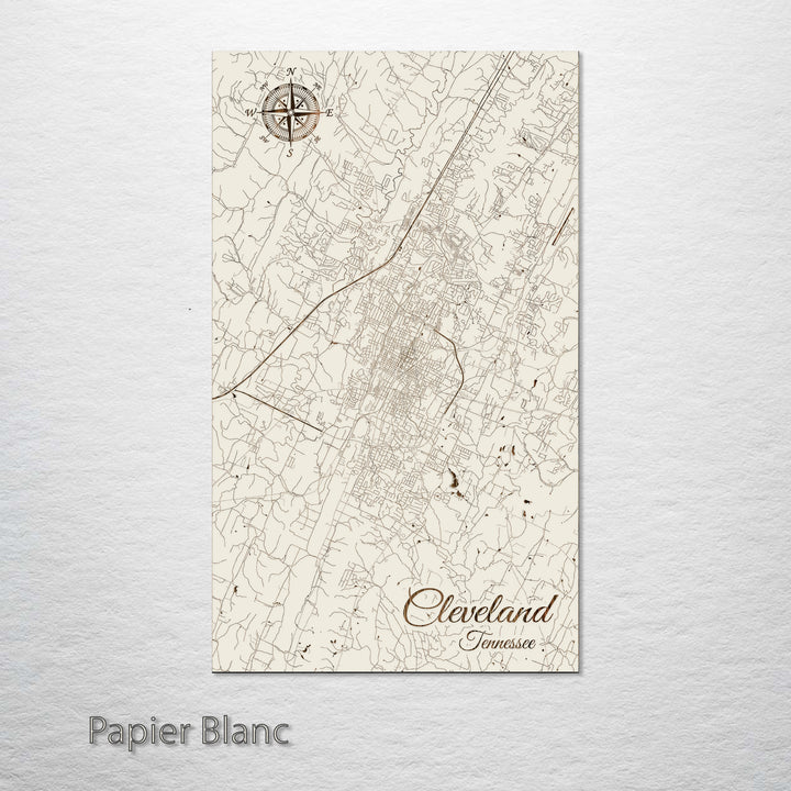 Cleveland, Tennessee Street Map