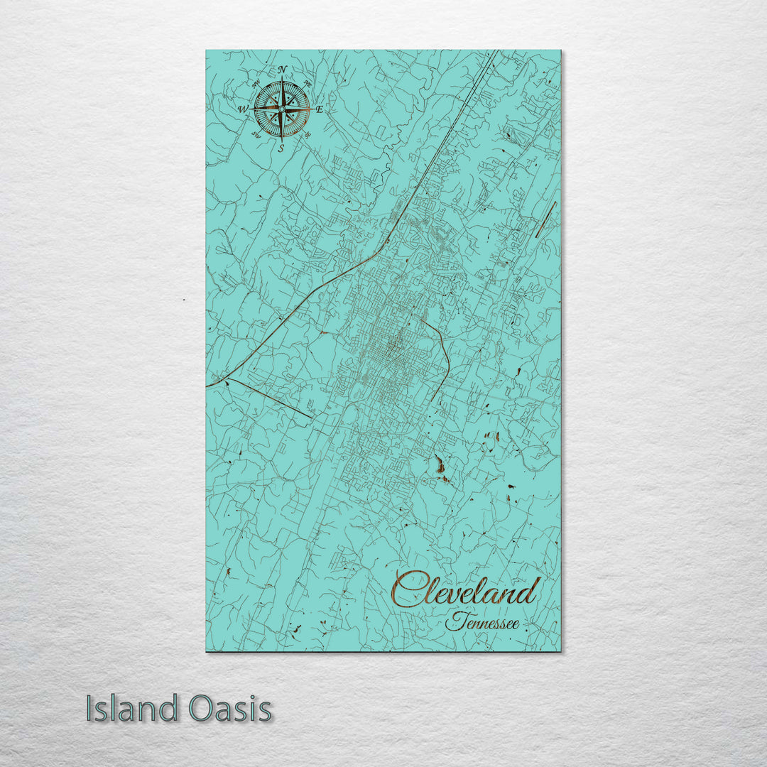 Cleveland, Tennessee Street Map