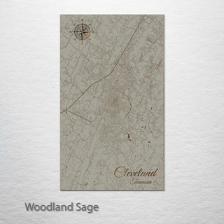 Cleveland, Tennessee Street Map