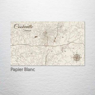 Cookeville, Tennessee Street Map