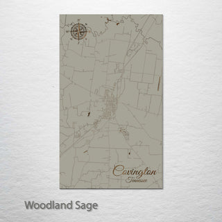 Covington, Tennessee Street Map