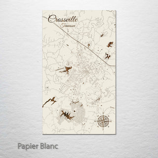 Crossville, Tennessee Street Map