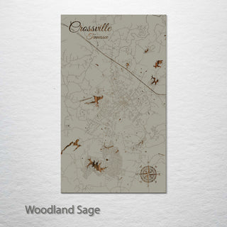 Crossville, Tennessee Street Map