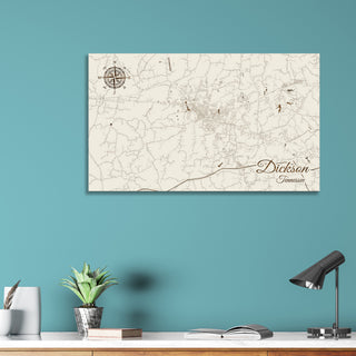 Dickson, Tennessee Street Map