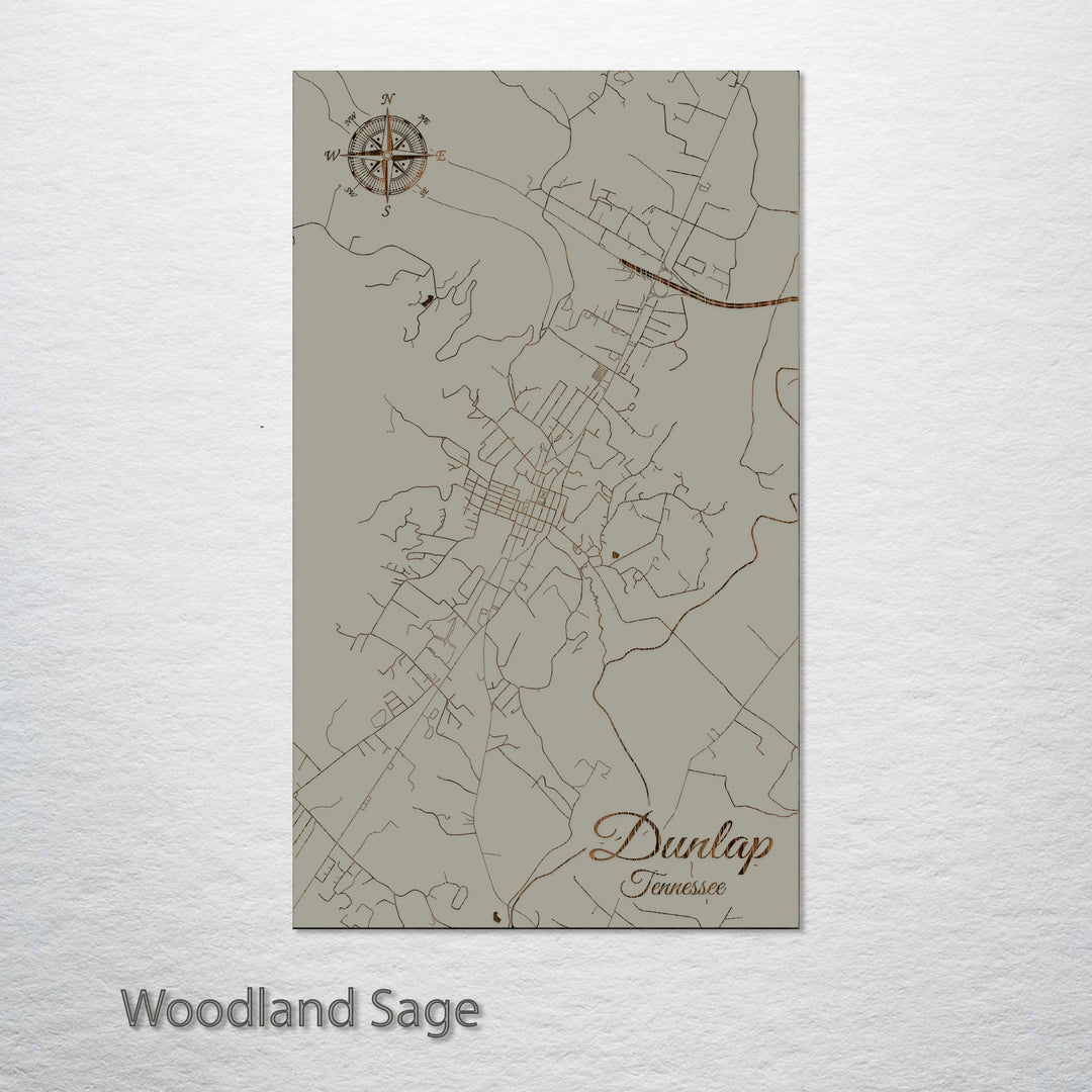 Dunlap, Tennessee Street Map