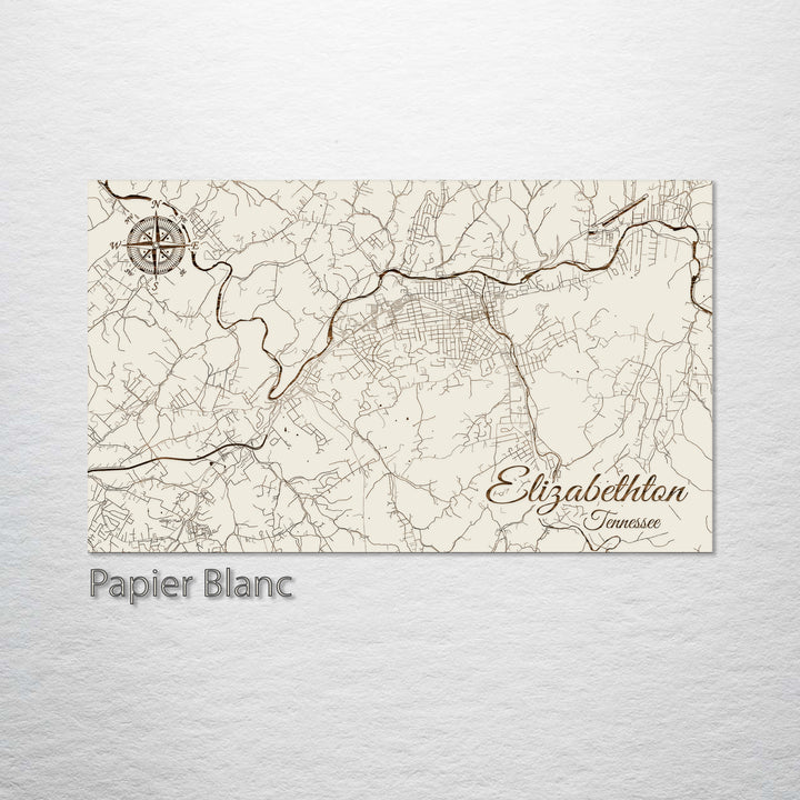 Elizabethton, Tennessee Street Map