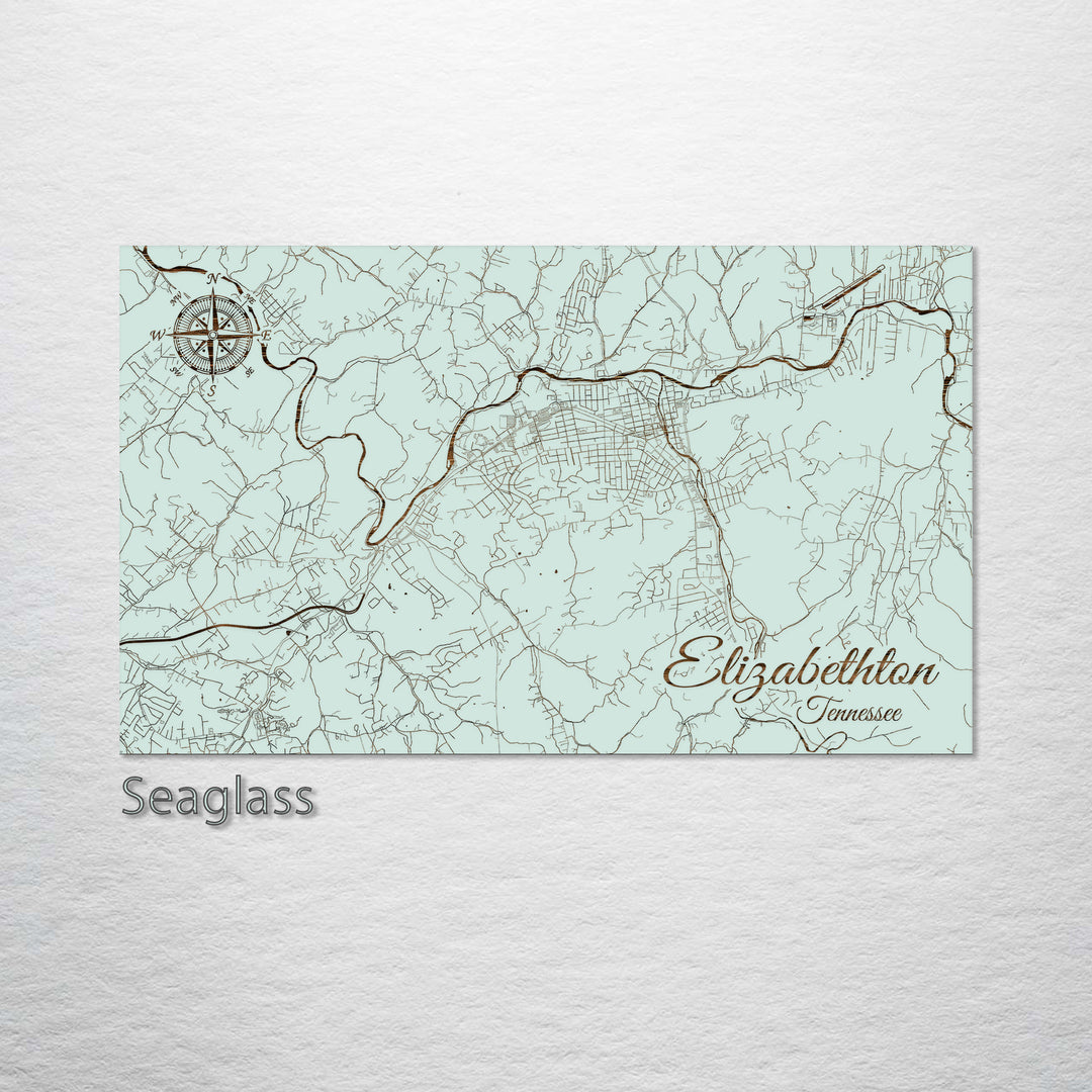 Elizabethton, Tennessee Street Map