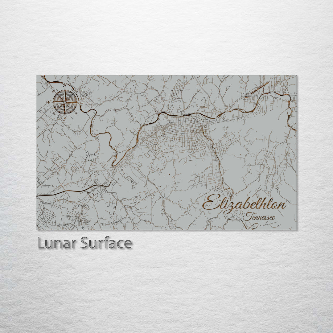 Elizabethton, Tennessee Street Map