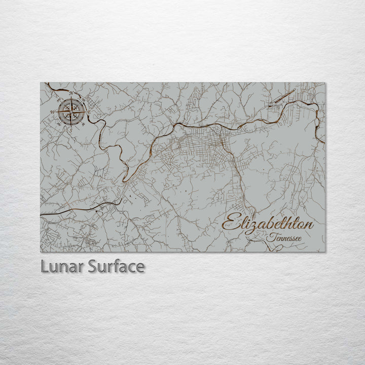 Elizabethton, Tennessee Street Map