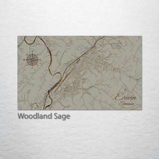 Erwin, Tennessee Street Map