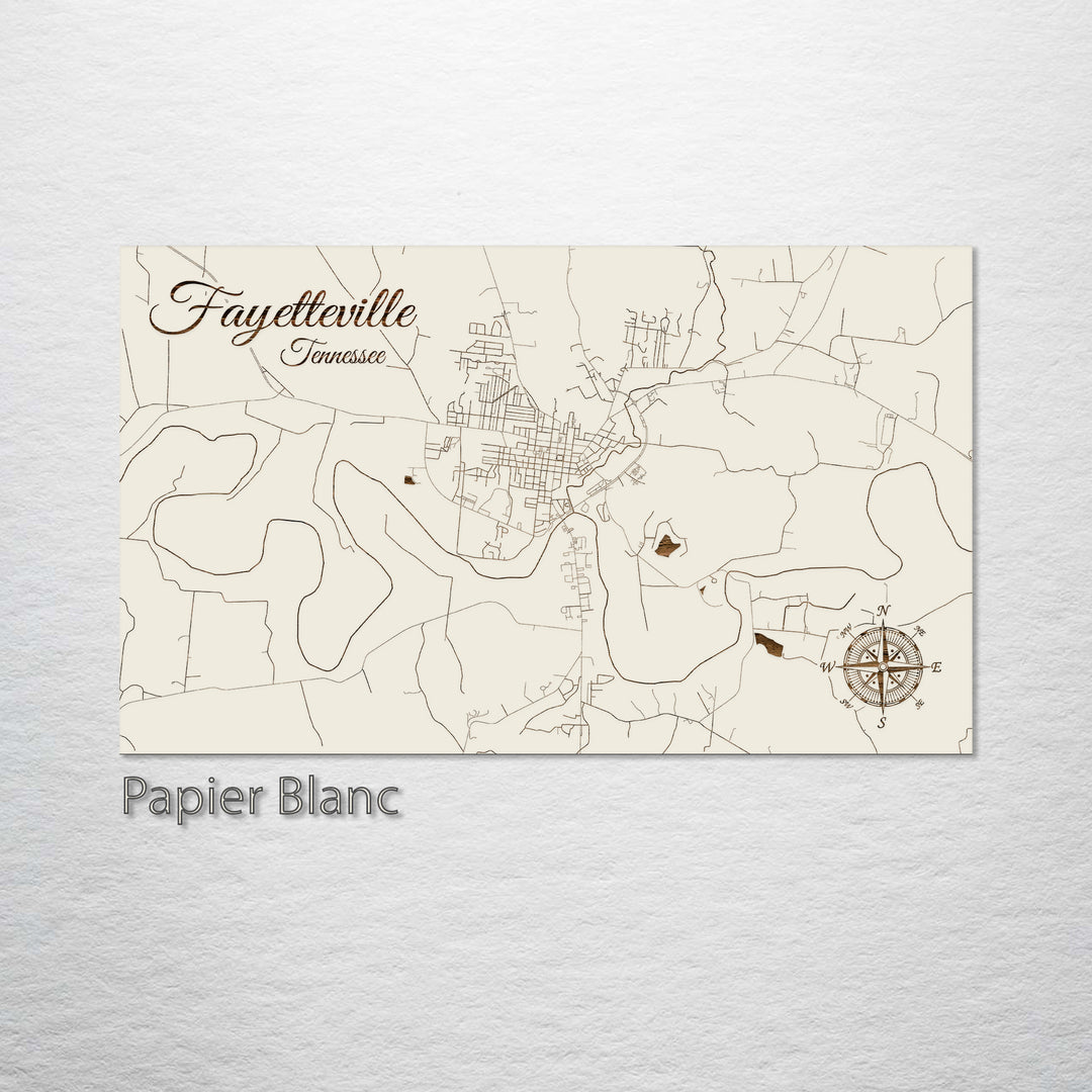 Fayetteville, Tennessee Street Map