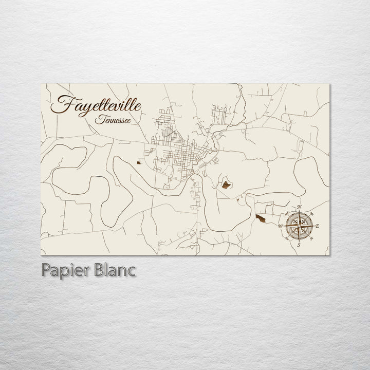 Fayetteville, Tennessee Street Map