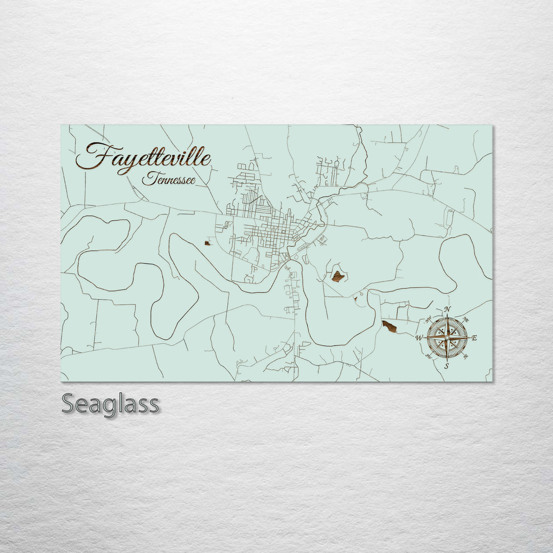 Fayetteville, Tennessee Street Map