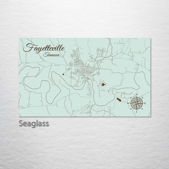 Fayetteville, Tennessee Street Map