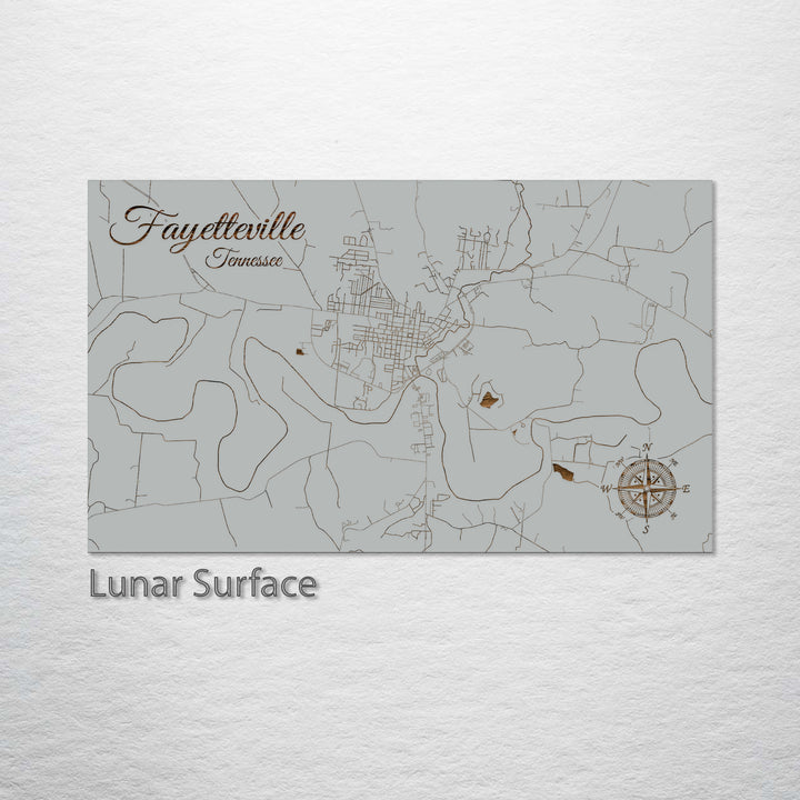 Fayetteville, Tennessee Street Map