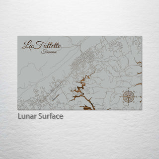 La Follette, Tennessee Street Map