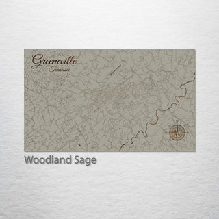 Greeneville, Tennessee Street Map