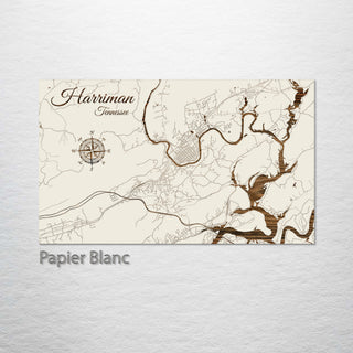 Harriman, Tennessee Street Map
