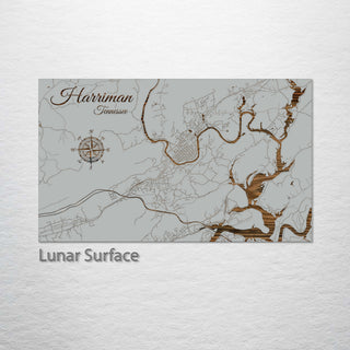 Harriman, Tennessee Street Map