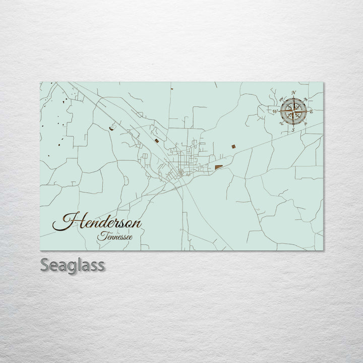 Henderson, Tennessee Street Map