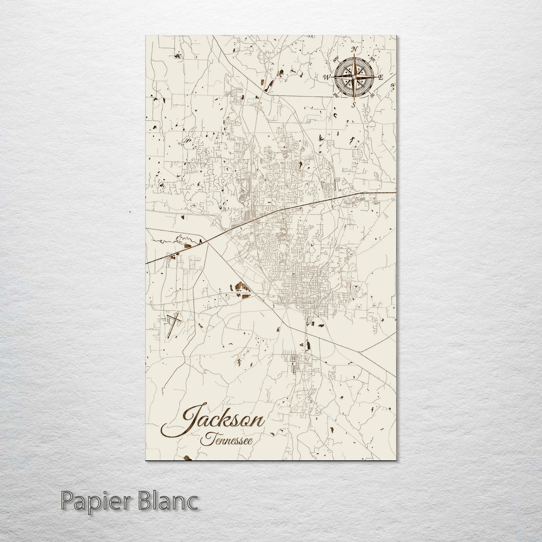 Jackson, Tennessee Street Map