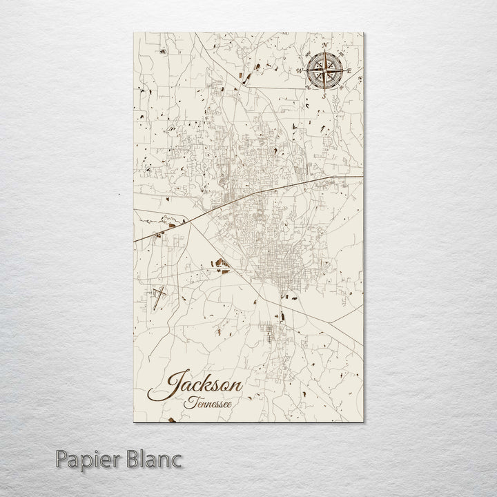 Jackson, Tennessee Street Map