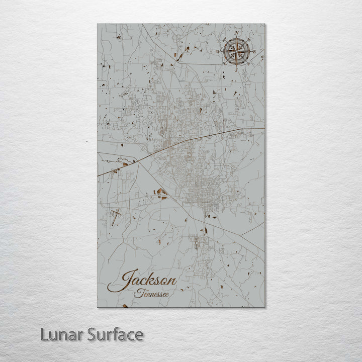 Jackson, Tennessee Street Map