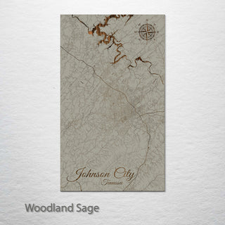 Johnson City, Tennessee Street Map