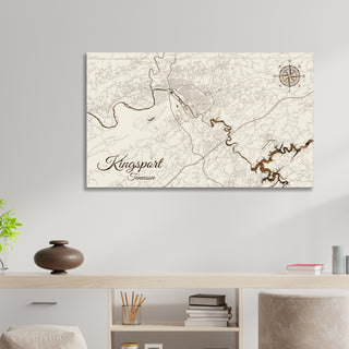 Kingsport, Tennessee Street Map