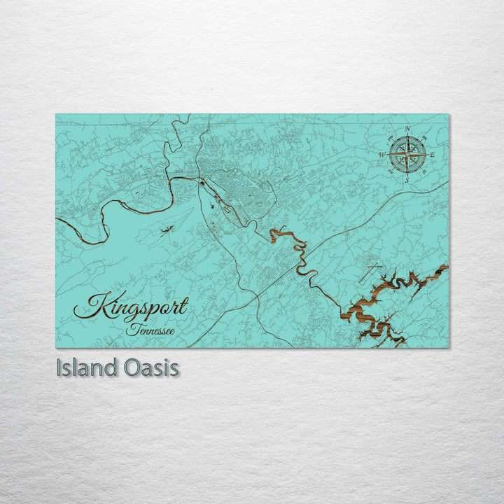 Kingsport, Tennessee Street Map