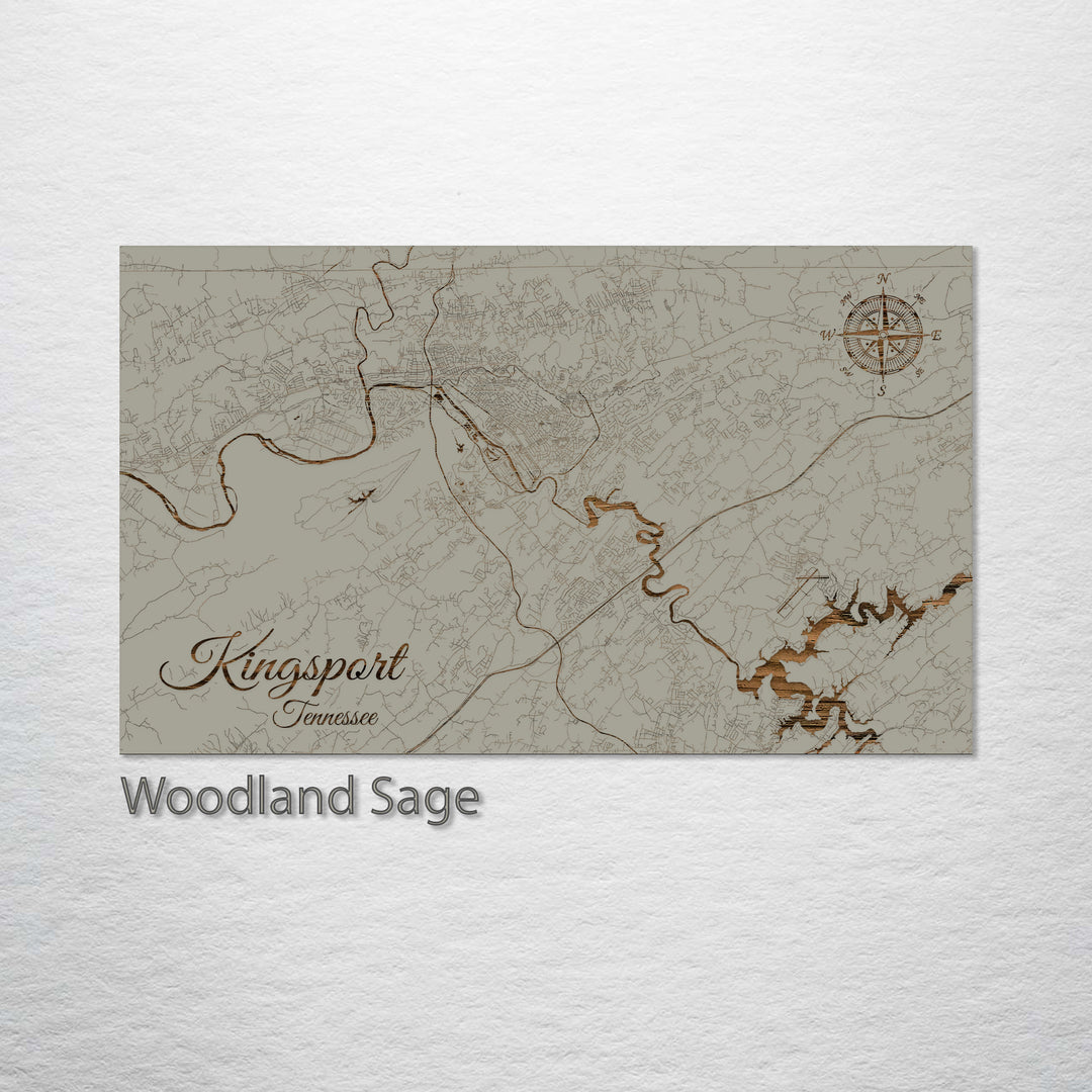 Kingsport, Tennessee Street Map