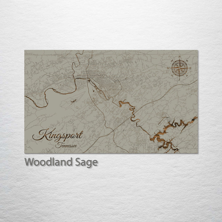 Kingsport, Tennessee Street Map