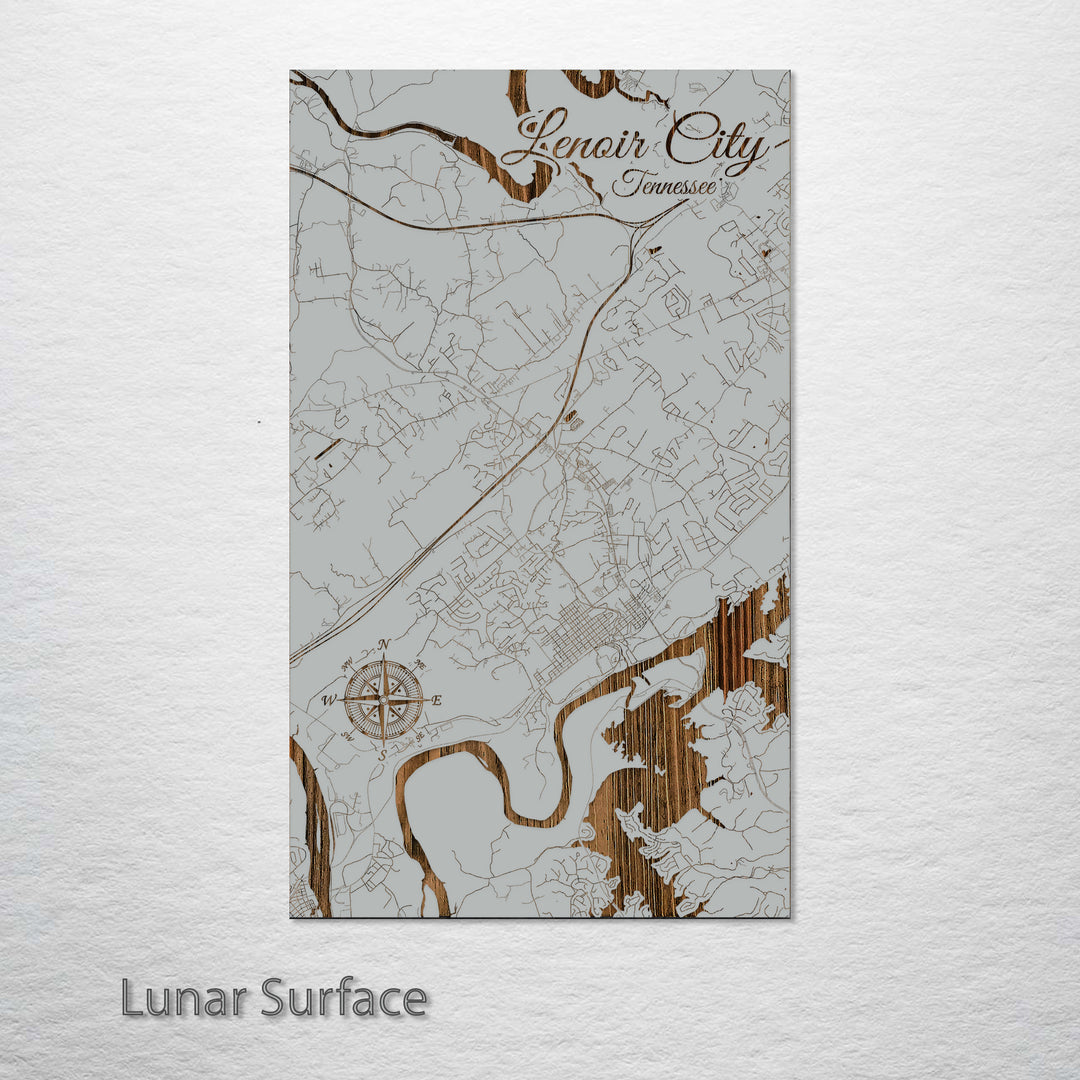 Lenoir City, Tennessee Street Map