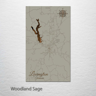Lexington, Tennessee Street Map