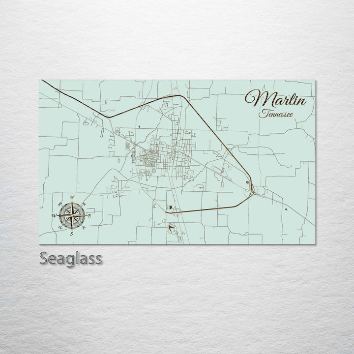 Martin, Tennessee Street Map