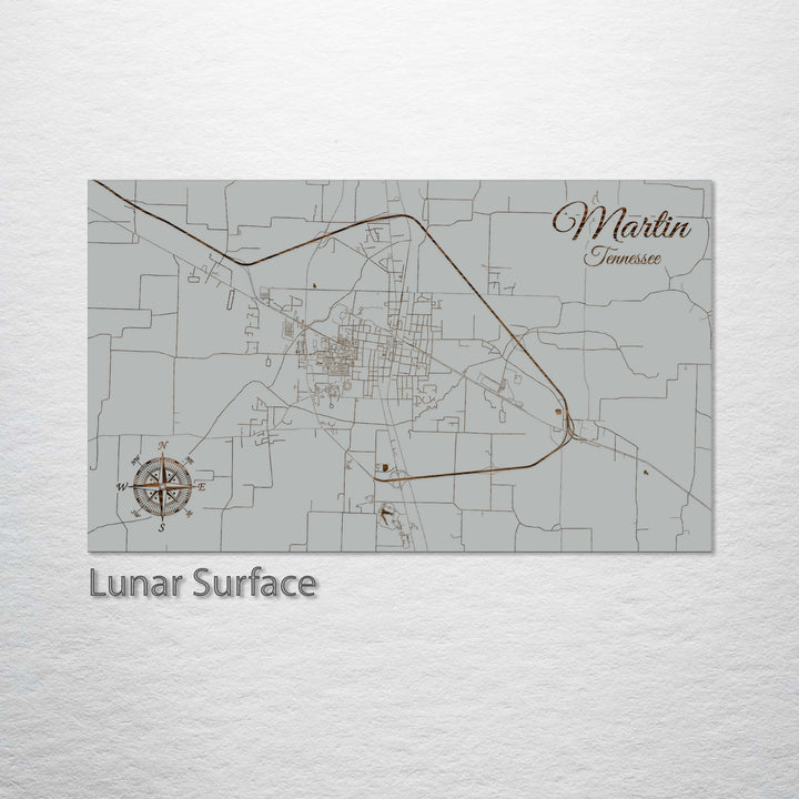 Martin, Tennessee Street Map