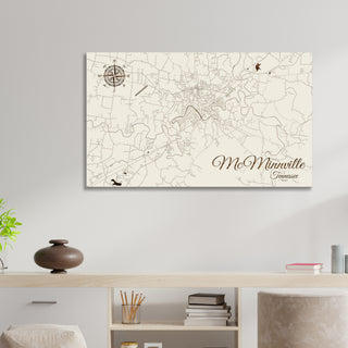 McMinnville, Tennessee Street Map