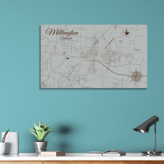 Millington, Tennessee Street Map