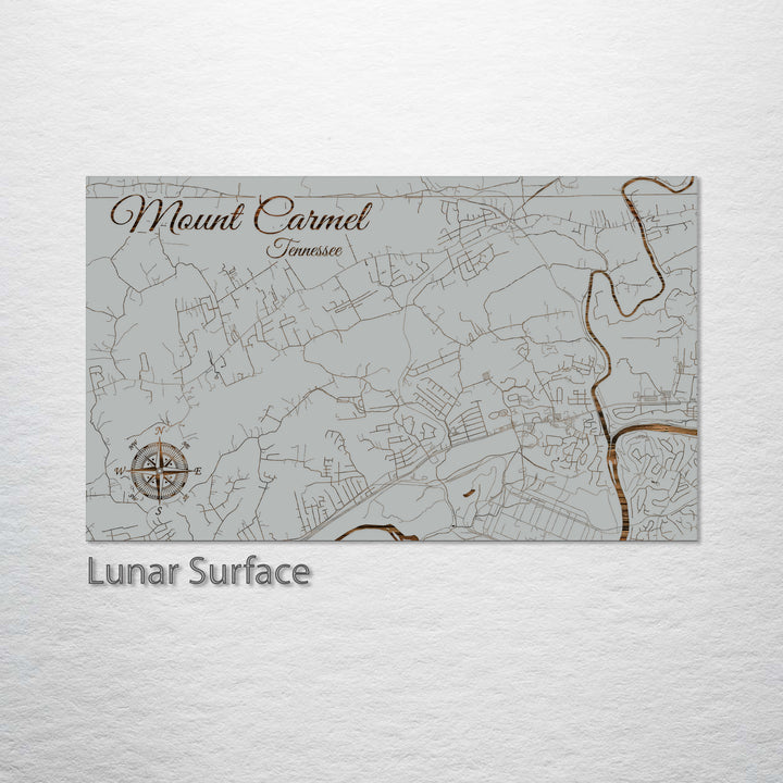 Mount Carmel, Tennessee Street Map