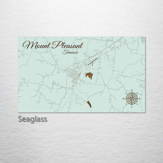 Mount Pleasant, Tennessee Street Map