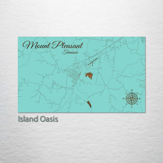 Mount Pleasant, Tennessee Street Map
