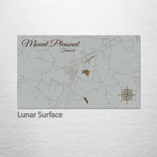 Mount Pleasant, Tennessee Street Map
