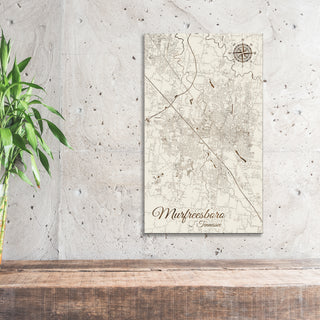 Murfreesboro, Tennessee Street Map