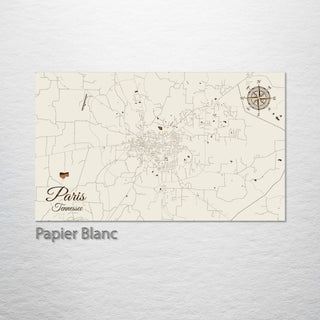 Paris, Tennessee Street Map