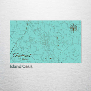 Portland, Tennessee Street Map