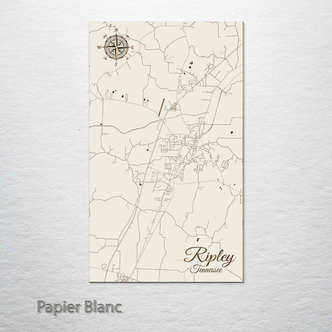 Ripley, Tennessee Street Map