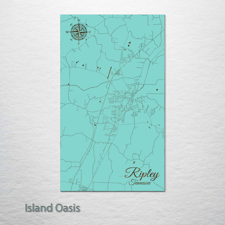 Ripley, Tennessee Street Map