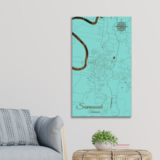 Savannah, Tennessee Street Map