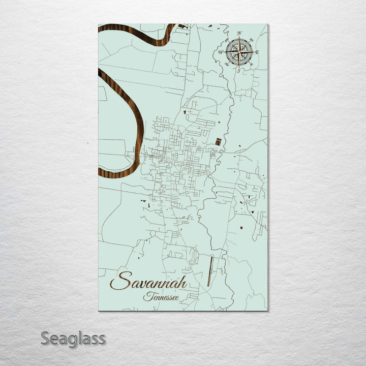 Savannah, Tennessee Street Map