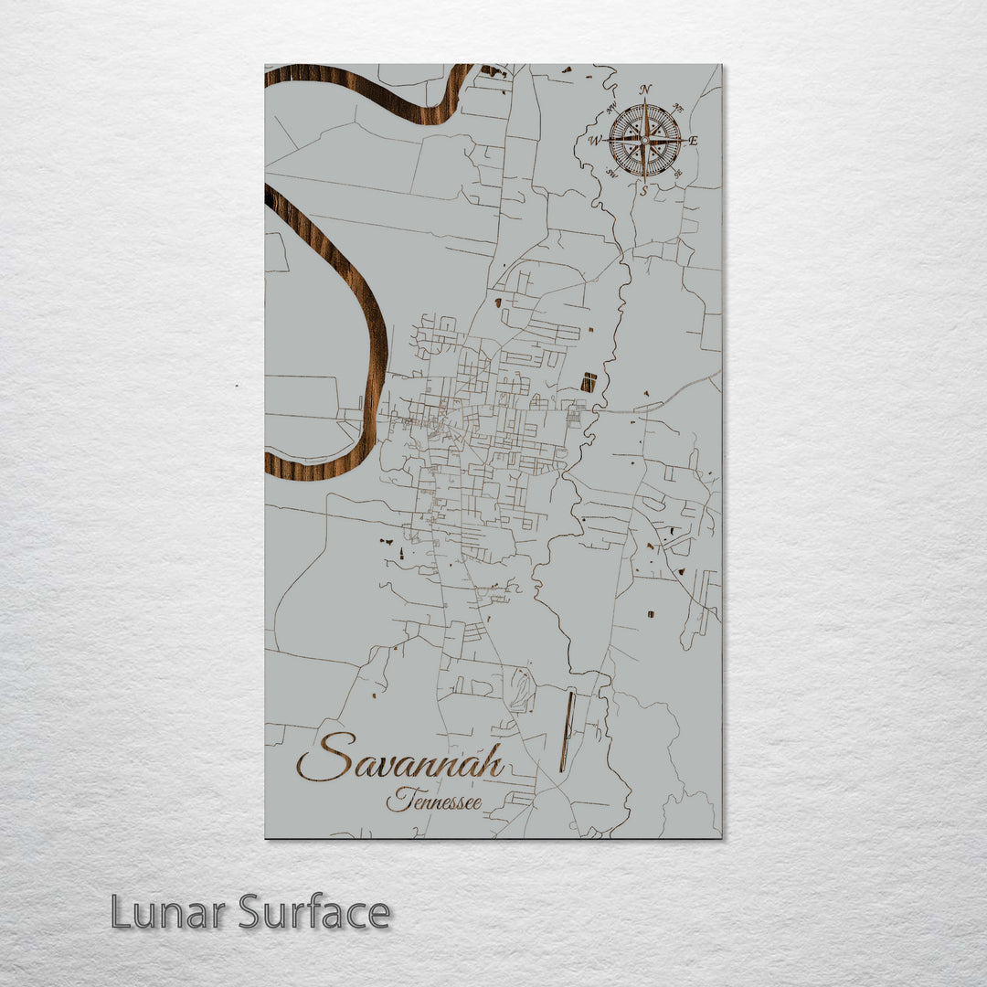 Savannah, Tennessee Street Map